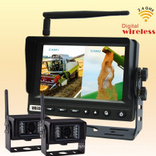 Video Camera with Wireless Monitor Camera Systems for Farm Agricultural Machinery Vehicle, Livestock, Tractor, Combine